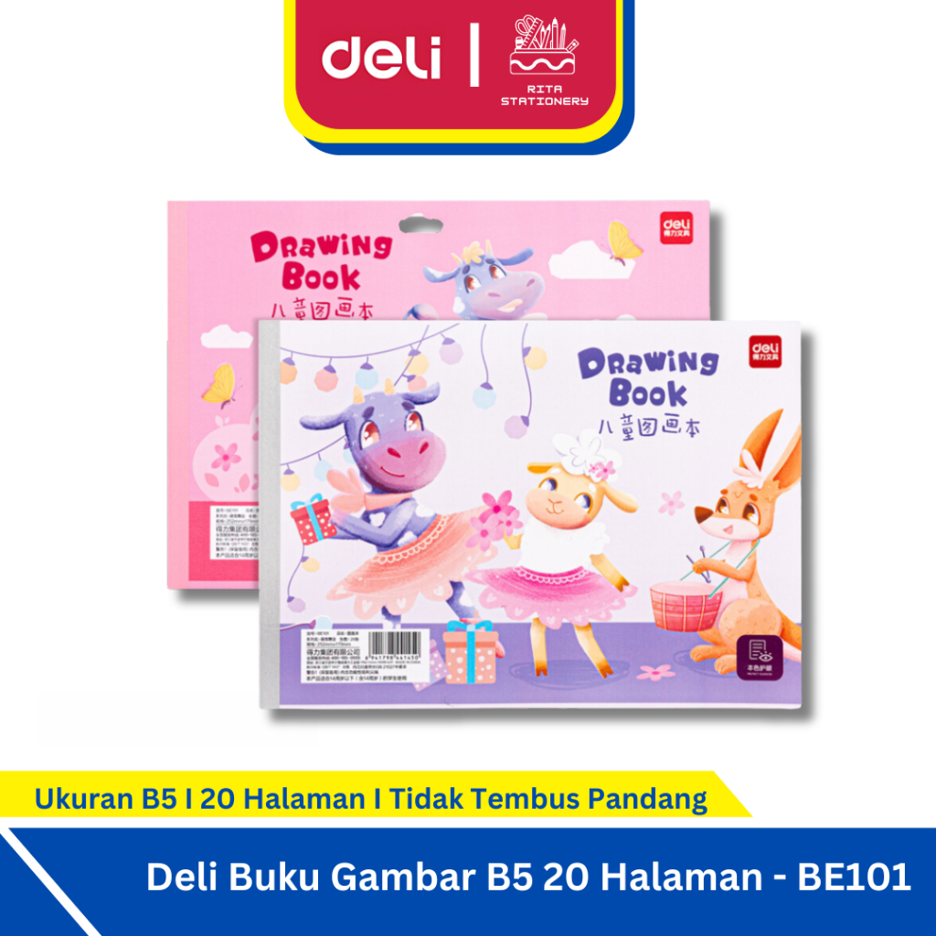 

Deli Painting Book / Buku Gambar B5 20 Lembar Lucu - BE101