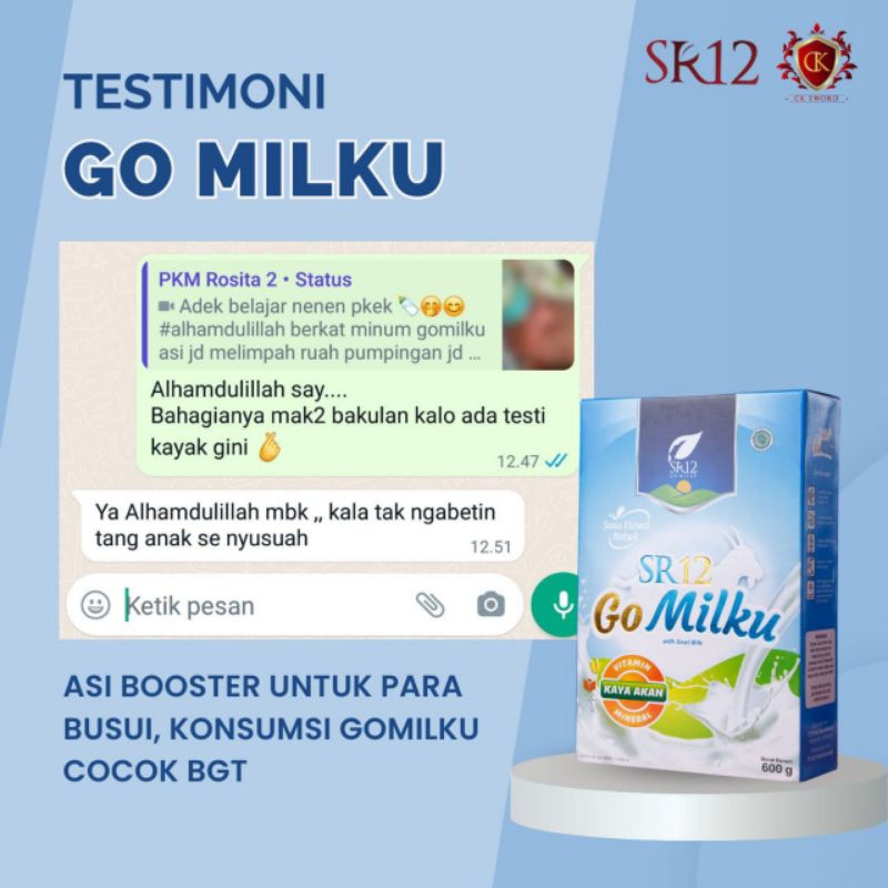 

GOMILKU SR12 SUSU KAMBING ETAWA-SUSU Kambing BUBUK ETAWA KUALITAS PREMIUM
