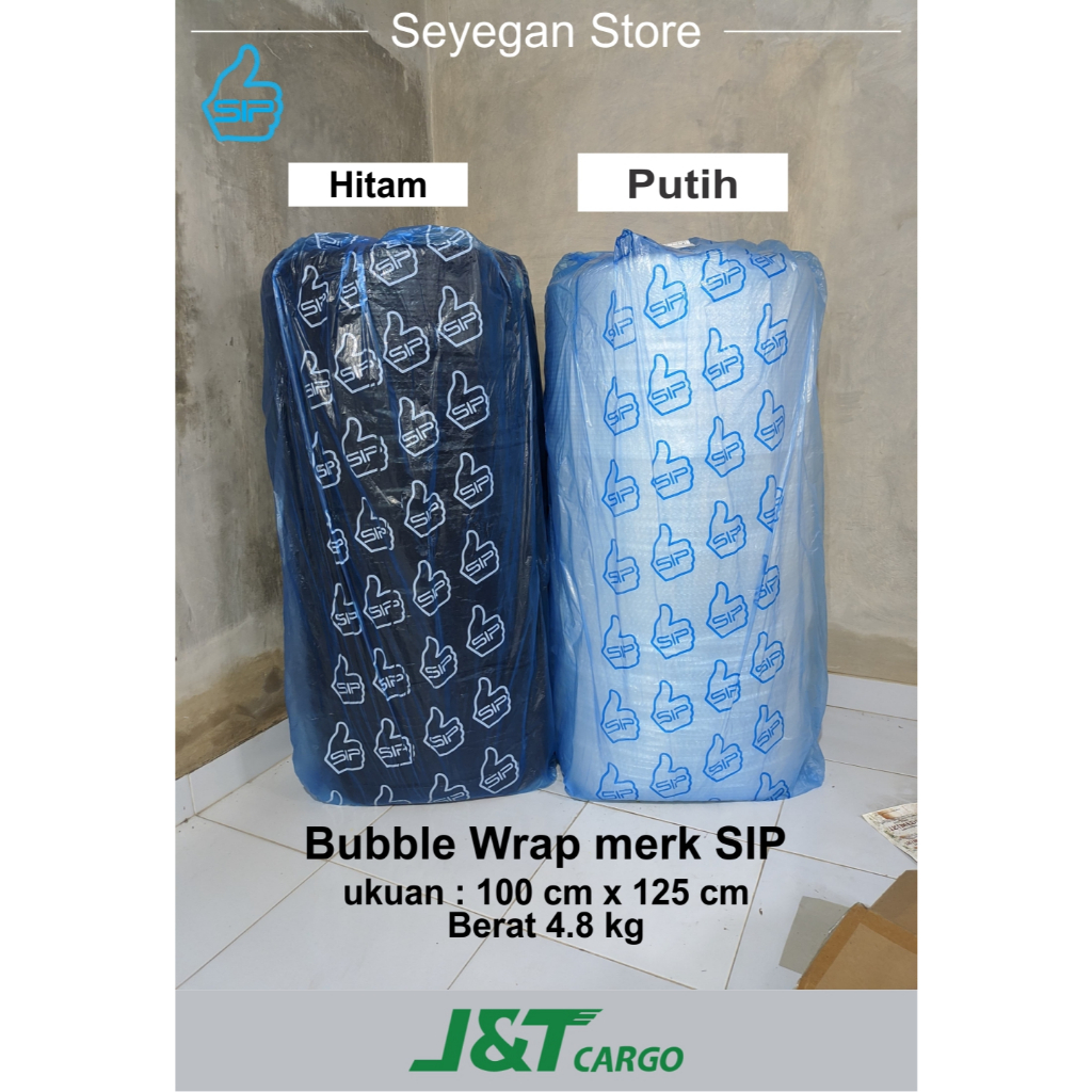 

Bubble Wrap tebal 1 roll ukuran 100 m x 125 cm Berat 4,8 kg / cocok untuk packing paket