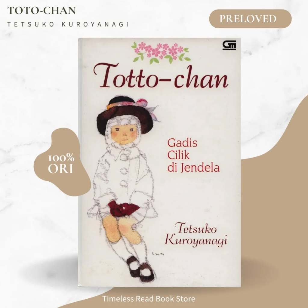 Jual Buku Toto Chan Gadis Cilik di Jendela Preloved Original Soft Cover