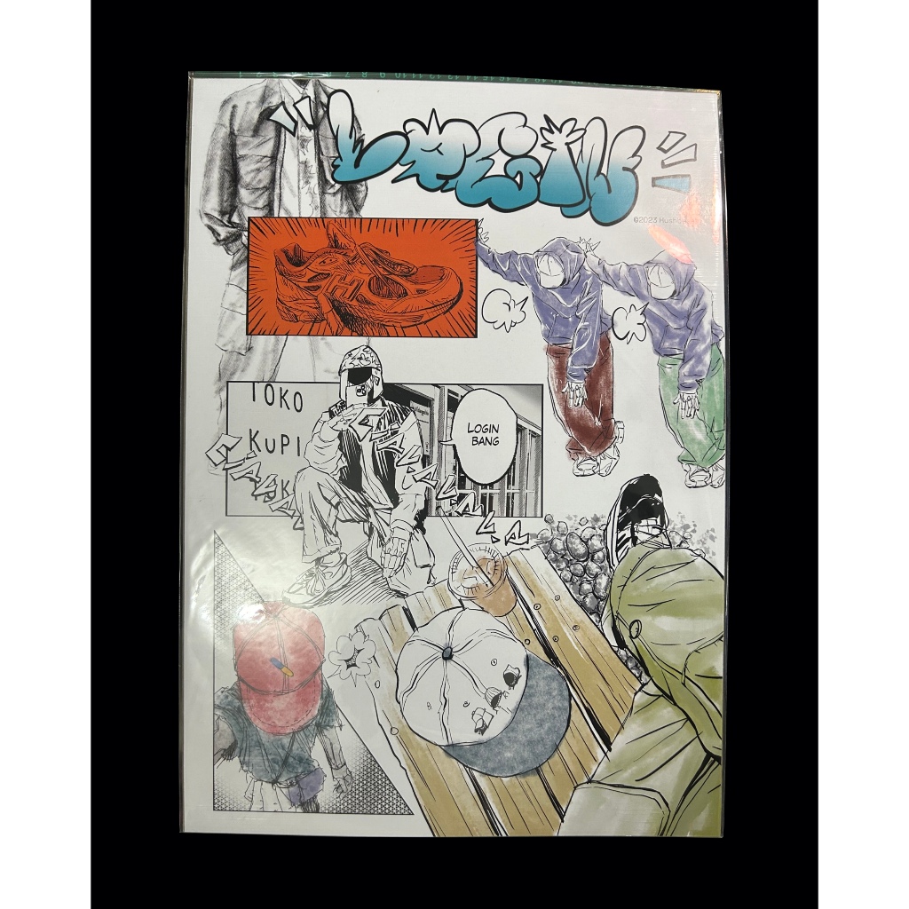 Hushbeast Official Artprint - "Login" | Poster Ilustrasi A3