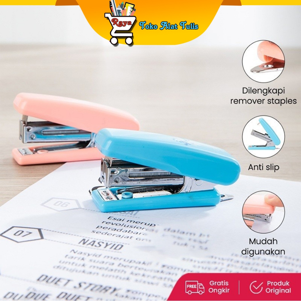 

Deli Stepler Mini Stapler 15sheets E0222