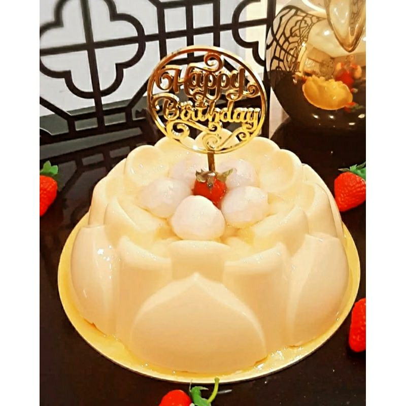 

pudding dark chocolate , mangga , strawbery