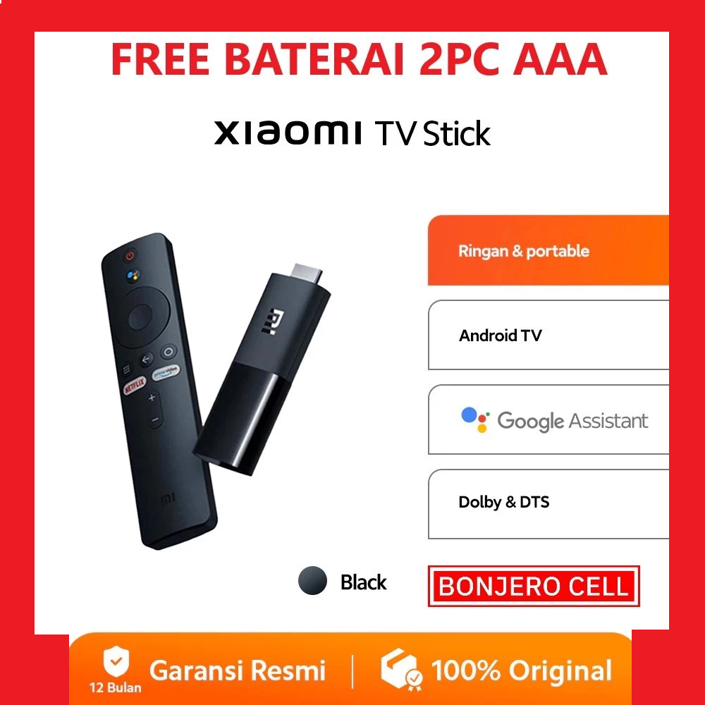 Mi TV Stick FHD 1080P Android Xiaomi Stik Full HD Set Up Box STB Smart SmartTV
