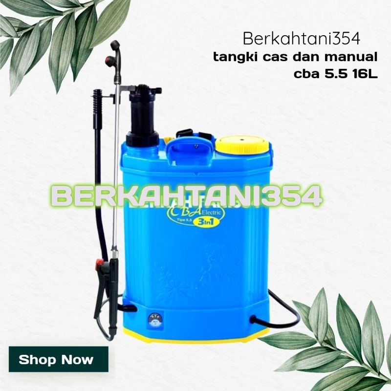 Tangki cas dan manual cba 5.5 16liter sprayer manual dan elektrik Cba 16liter