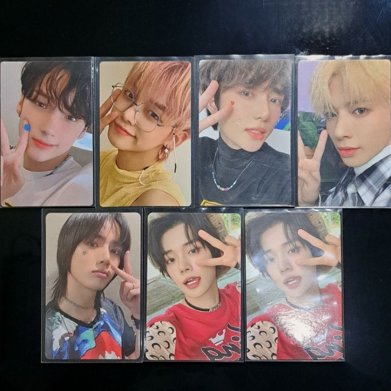 ☆ pc txt hueningkai yeonjun beomgyu taehyun r escape topi harley ☆ photocard album minisode ☆