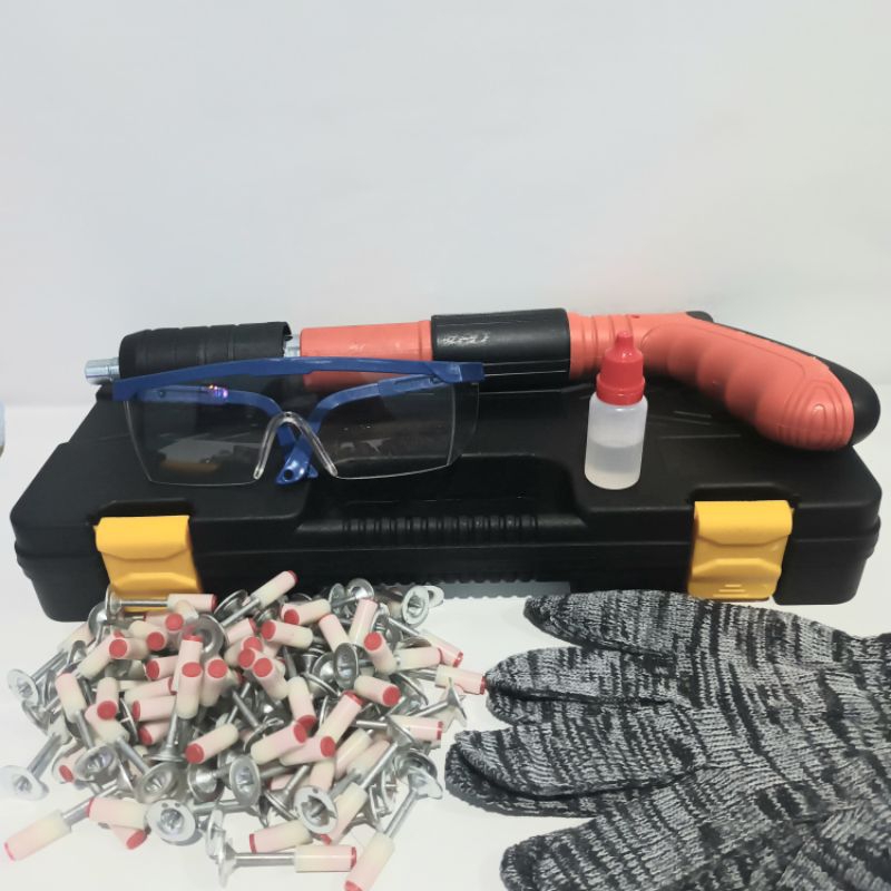 Ramset Box Alat Tembak Paku Beton Stampset Nail Gun Beton dinding plafon dll