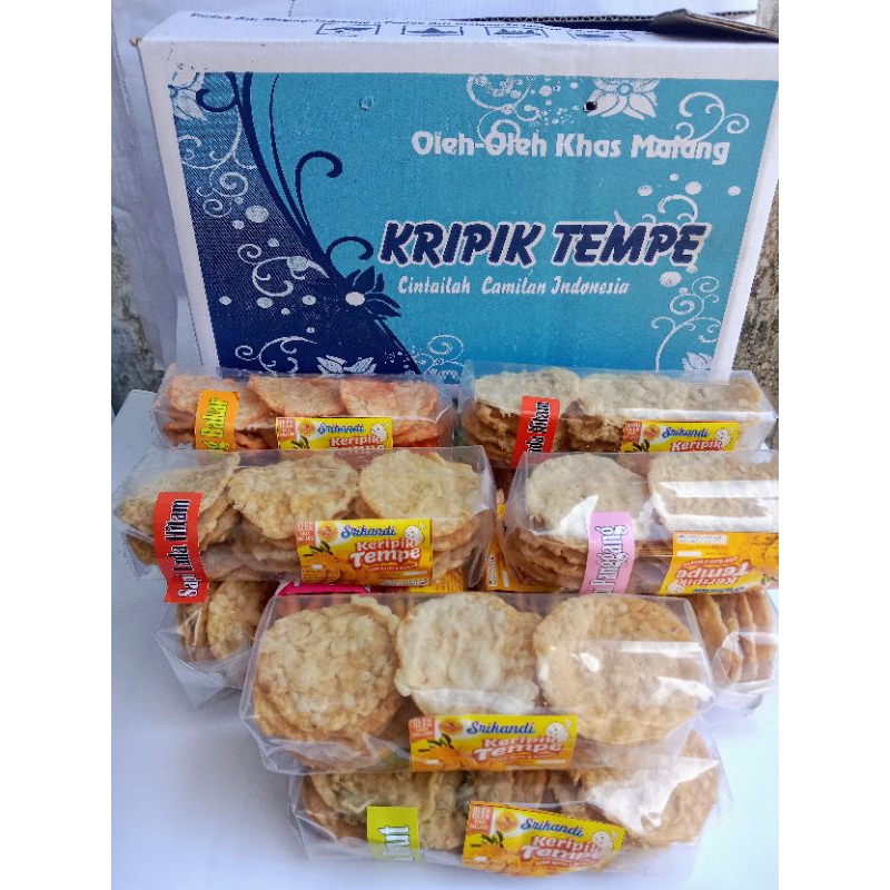

KRIPIK TEMPE MALANG(paket 1dus isi10