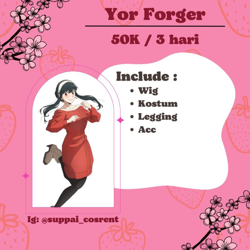 Yor Forger (RENTAL) [BACA DESKRIPSI]