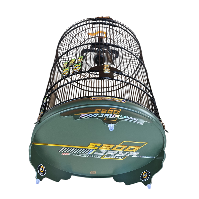 REBORN ACRYLIC-GREENTERLARIS  Sangkar murai ebod jaya indonesia / ebod jaya luxury / ebod premium  q