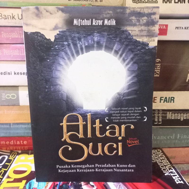 NOVEL  ALTAR SUCI PUSAKA PERADABAN KUNO (ORIGINAL)