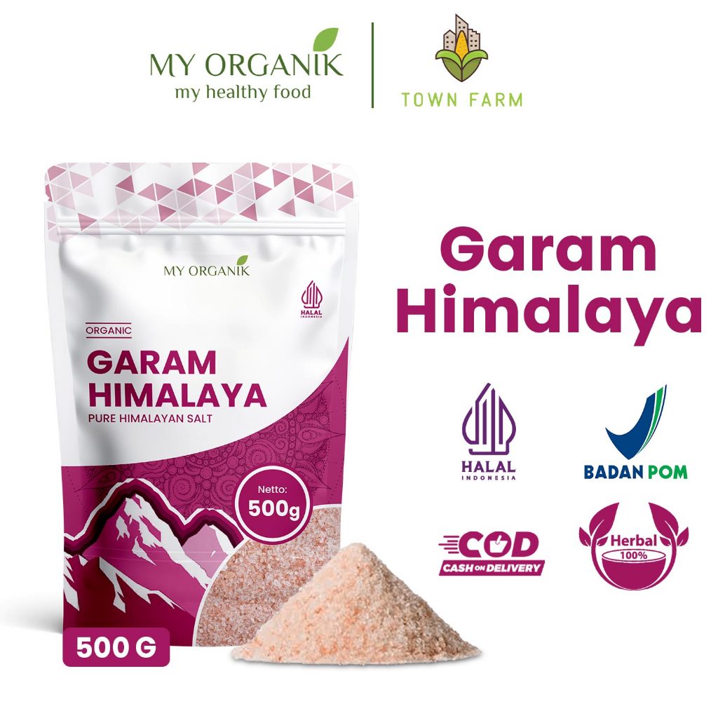 

My Organik Garam Himalaya Pink Himalayan Salt Original Premium 500gr