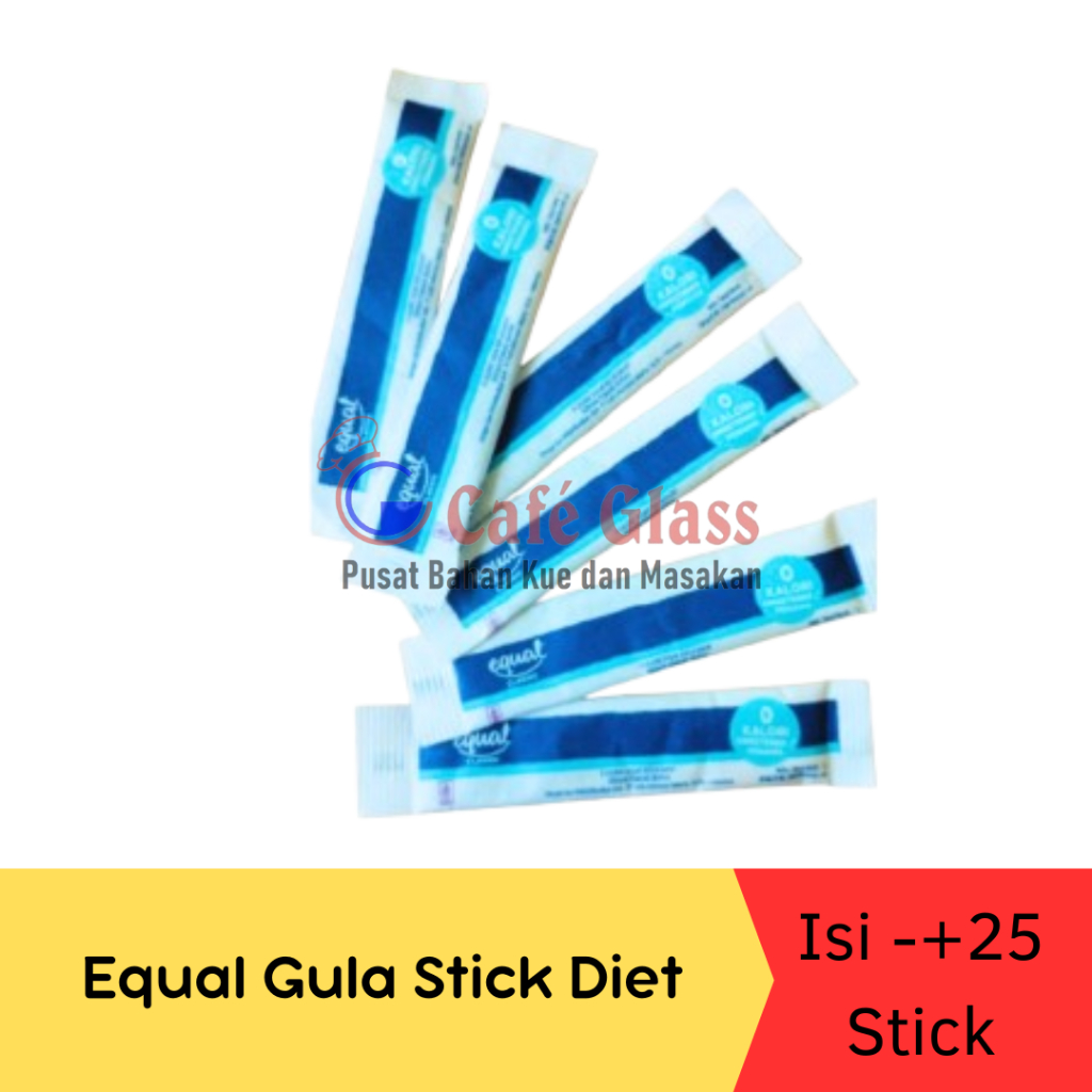 

Equal Classic Gula Stick Diet / Gula 0 Kalori / Isi -+25Stick