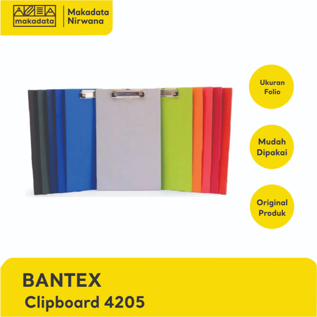 

BANTEX CLIPBOARD/PAPAN UJIAN FC COVER 4205 (1 PCS)