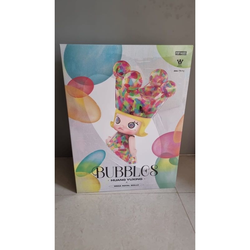 POP MART MEGA ROYAL MOLLY 400% Huang Yuxing-Bubbles