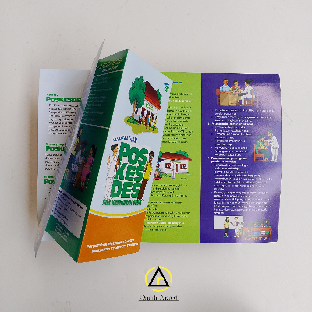 

Leaflet Poskesdes - Puskesmas Desa - Leaflet Kesehatan