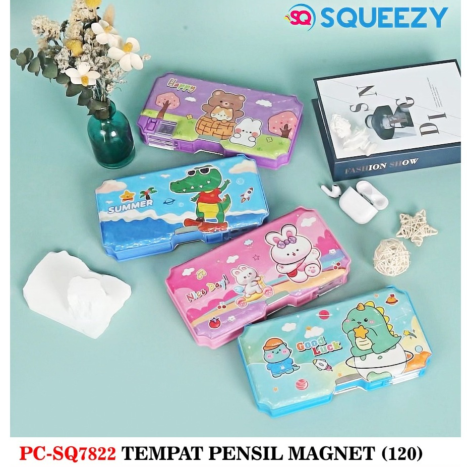 

Tempat Pensil Magnet Karakter 2 Sisi + Rautan / Kotak Pensil magnet CC-7822