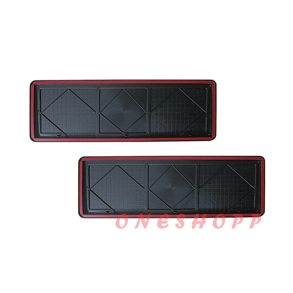 TATAKAN PLAT MOBIL PLAT NOMOR DEPAN BELAKANG K-ONE LAMPU LED PUTIH DAN TANPA LAMPU LED