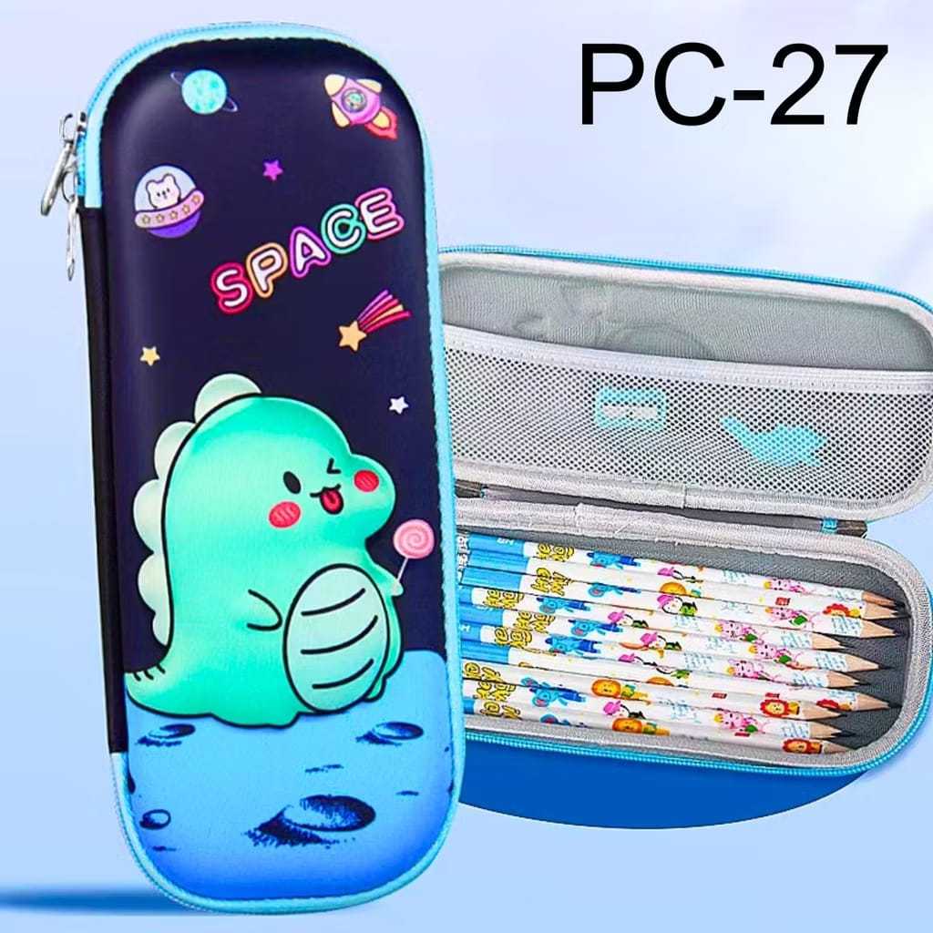 

SCHOOL ALERT!!! PENCIL CASE LUCU ANAK LAKI-LAKI TERMURAH MOTIF DINO DAN SPIDERMAN