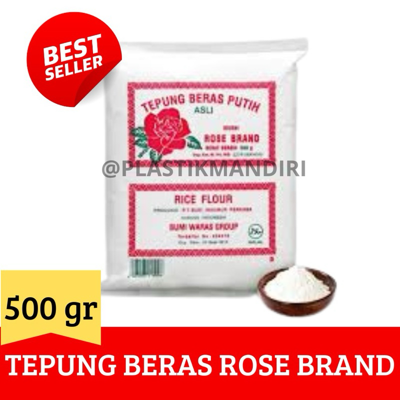

Tepung Beras Putih Asli Rose Brand Rice Flour 500 gr
