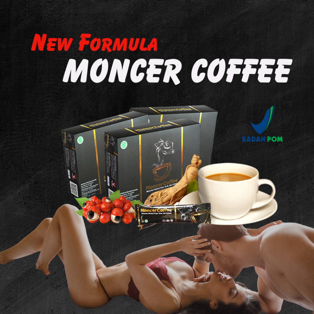 

Monceer Coffee Original Penambah Durasi Kopi Stamina Pria Alami Terjamin HALAL BPOM