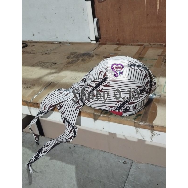 Blangkon Jogja Sliwir Batik Putih - Blangkon Jogja Murah