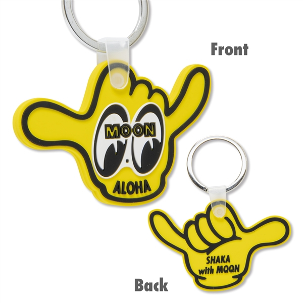 MOON ALOHA Shaka Key Ring Keychain Gantungan Kunci Original Mooneyes