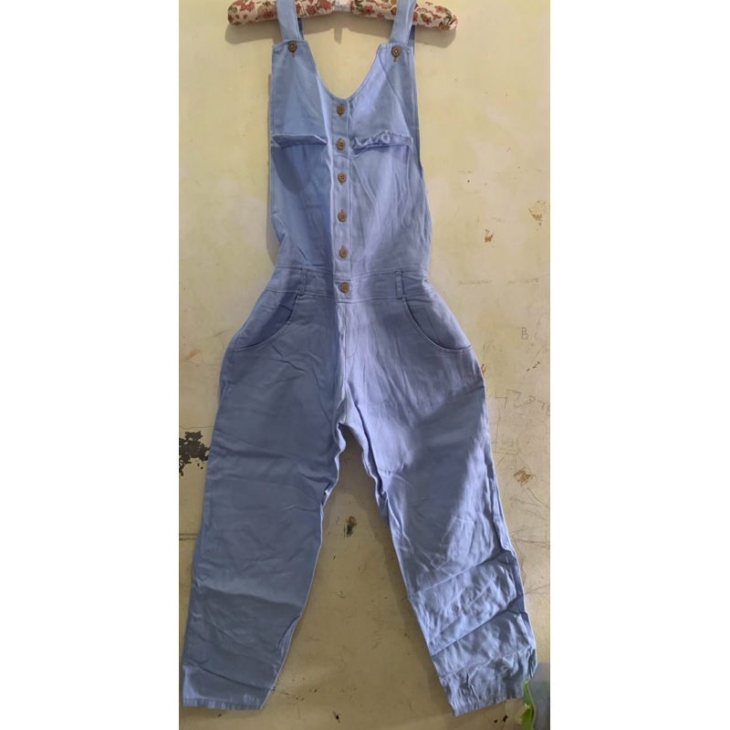 baju kodok/jumpsuit denim preloved