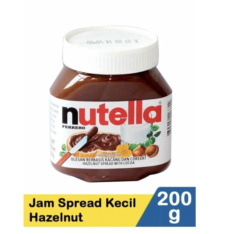 

Nutella Jam Spread Hazelnut 200g (exp 09.2025)