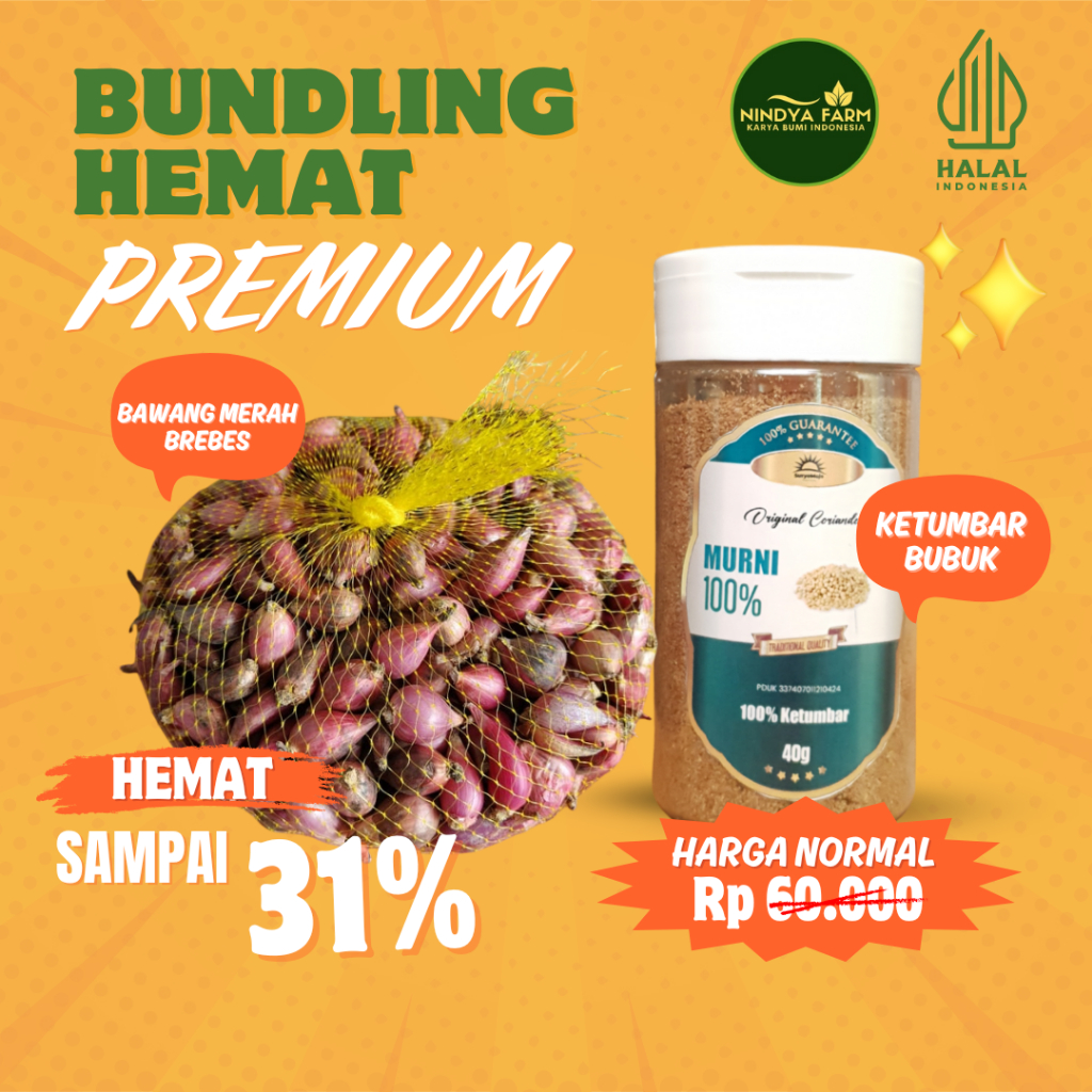 

BAWANG MERAH BREBES BUNDLING KETUMBAR BUBUK