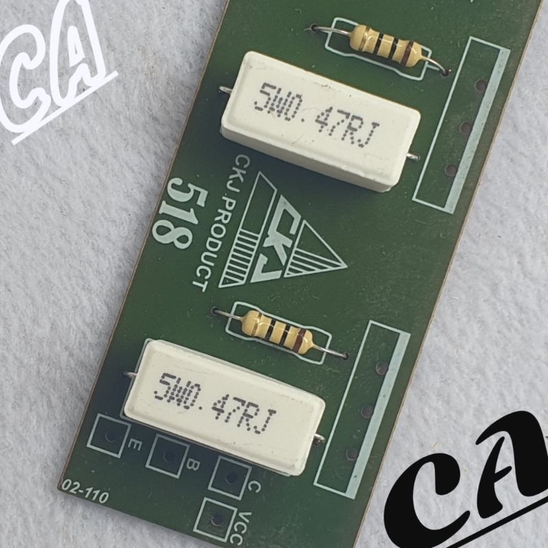 PCB LINE FINAL 4 SET SANKEN FULL RESISTOR