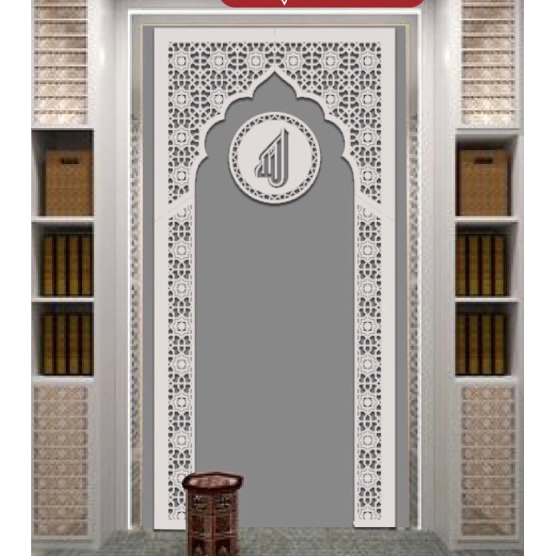 DEKORASI RUMAH MIHRAB PVC / HIASAN DINDING MIHRAB