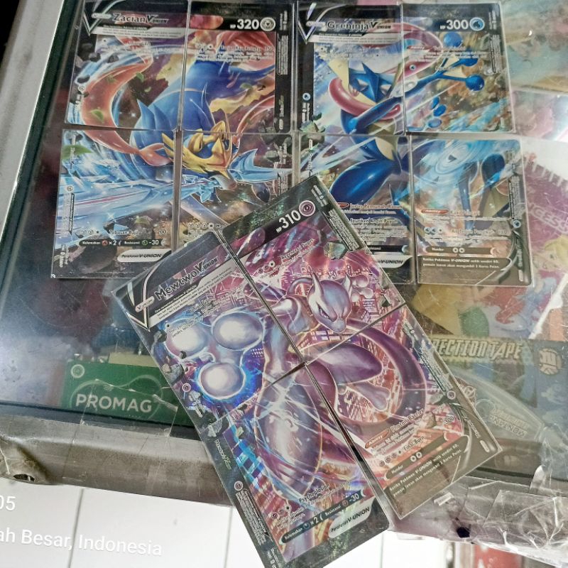 kartu pokemon ORIGINAL TCG HOLO / FOIL seri V-UNION satuan Asli Indonesia