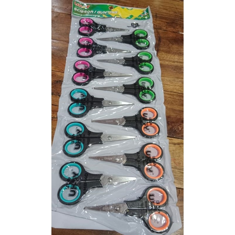 

(1 RENCENG isi 12 PCS) Gunting Kertas Stainless Ukuran Kecil