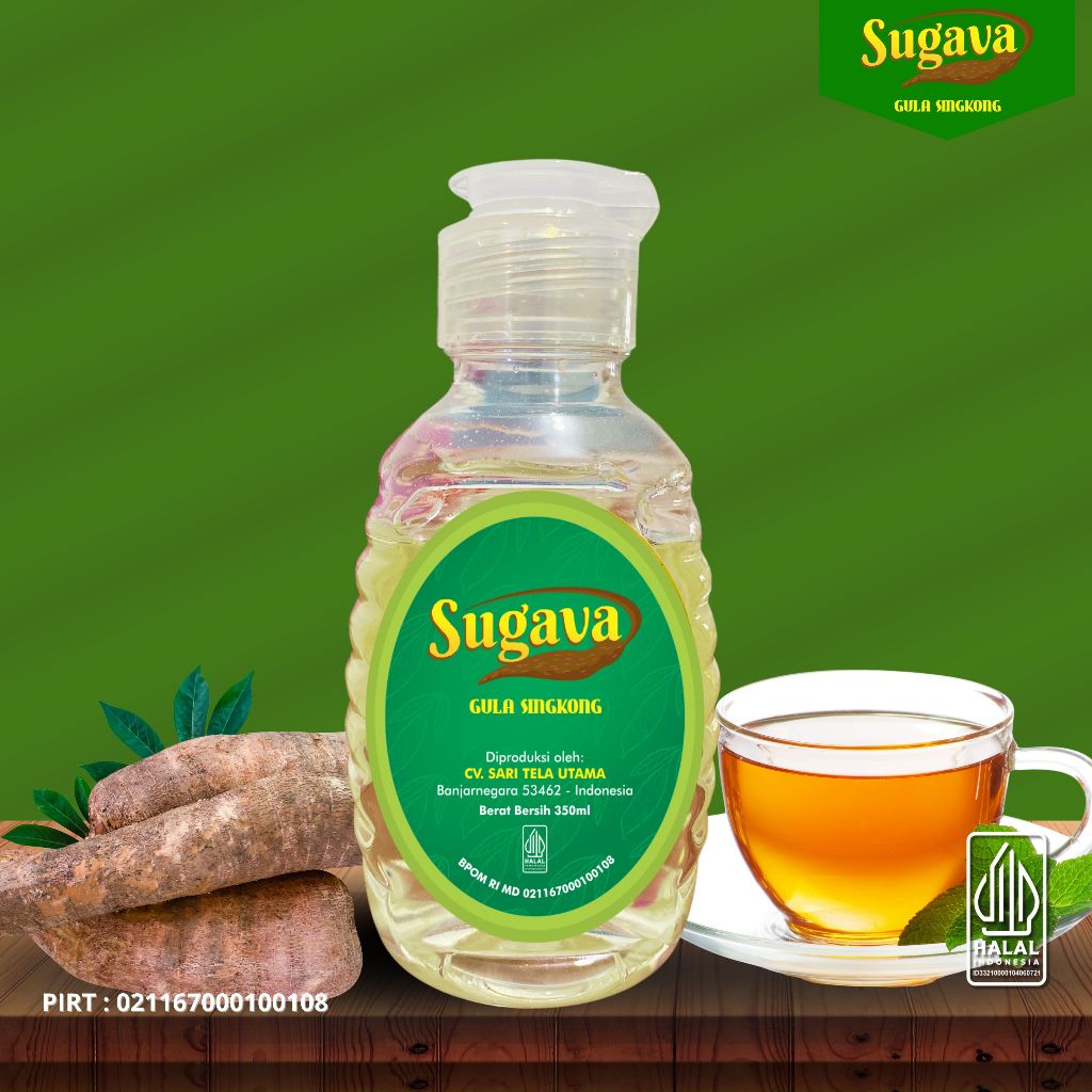 

Sugava Gula Cair (200ml) Gula Singkong/ Rendah Kalori/ Pengganti Pemanis