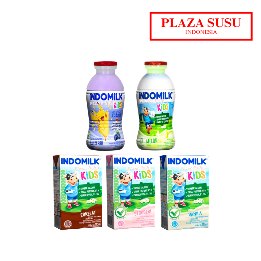 

SUSU UHT INDOMILK KIDS 115ML/190ML SUSU CAIR