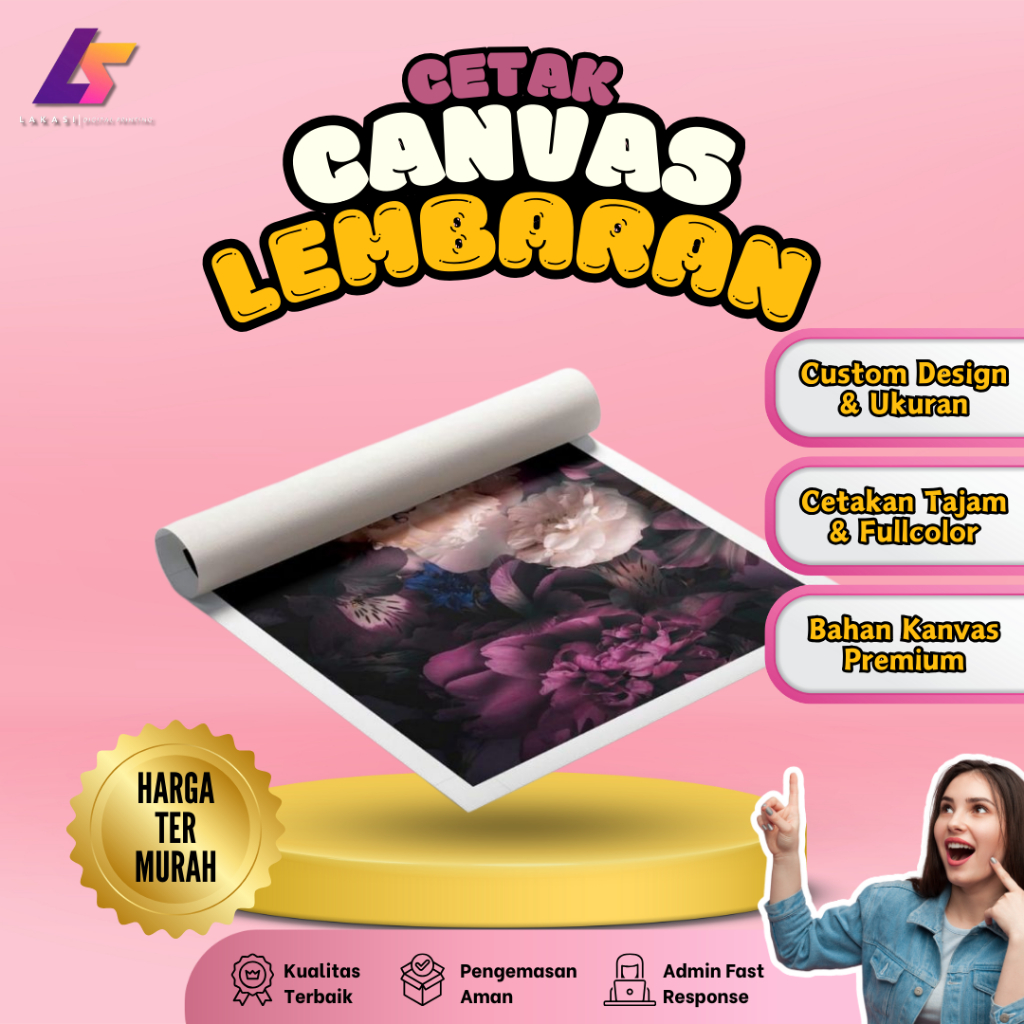 

Cetak Canvas / Cetak Foto Kanvas / Cetak Canvas Premium Meteran