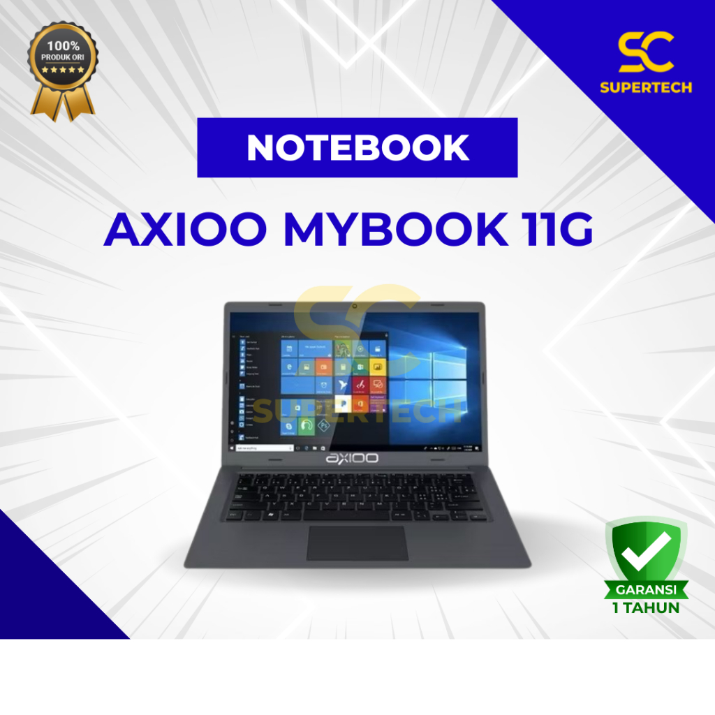 Notebook Axioo Mybook 11G N4000 4GB 256SSD 11.6 W10 Trial