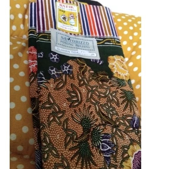 Selendang Panjang Cap TEKO LAMPU Original Pekalongan Potong Panjang Selendang Bayi Jarik Batik Motif