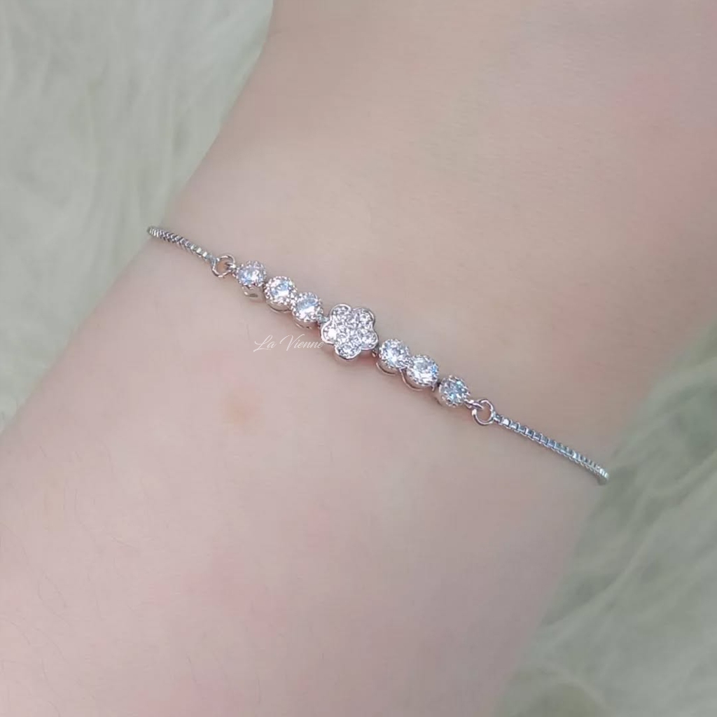 La Vienne - Meppel - Aksesoris Perhiasan Gelang Serut Titanium Wanita  - Perhiasan Titanium Anti Kar