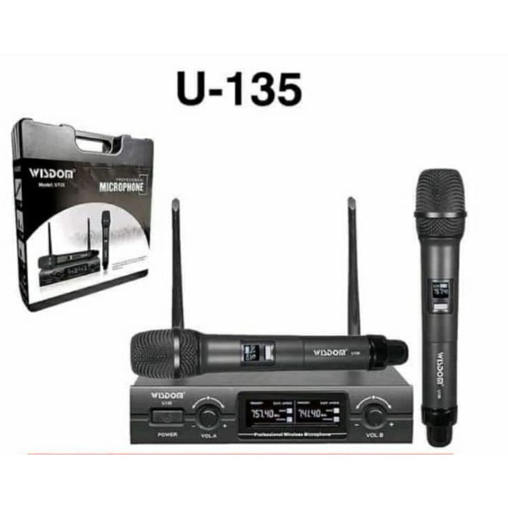 Wisdom u135 u 135 mic wireless wisdom garansi original