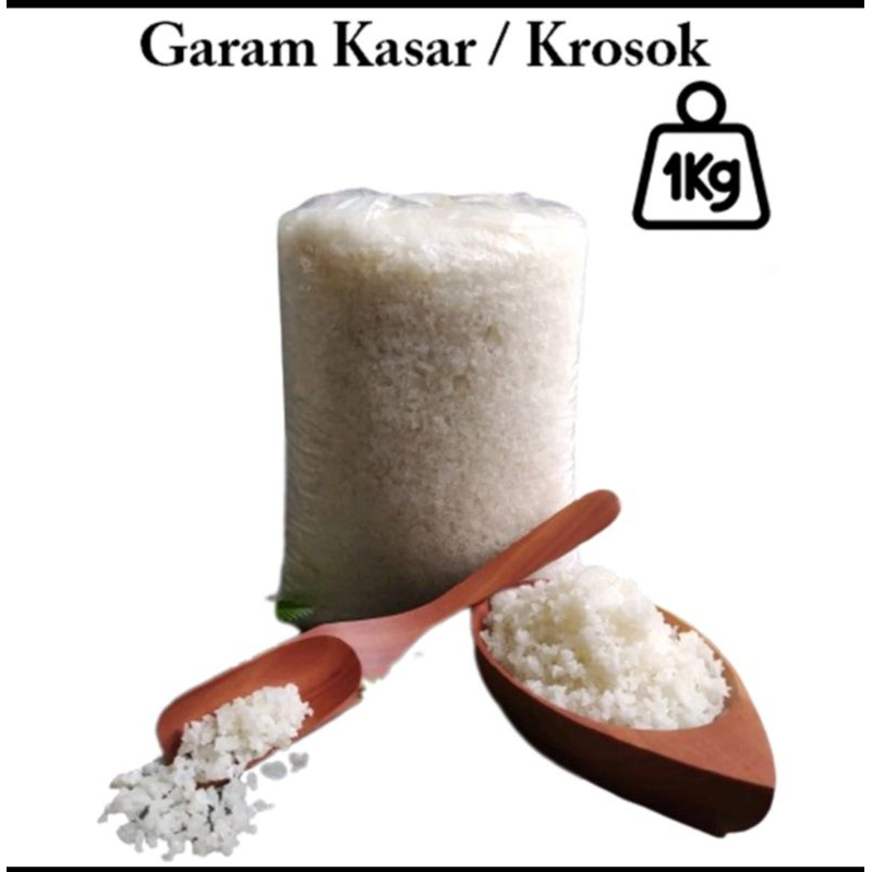 

Garam Kasar 1 KG / Garam Krosok / Garam Murni Asli / Garam Kolam Garam Pupuk Garam Aquarium / Garam Kasar Kristal Krosok Non Yodium Vitamin Ikan Best Seller Terbaru Promo