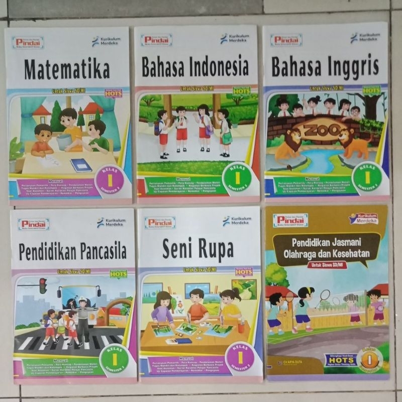 Pindai LKS Soal Soal Kurikulum Merdeka kls 1 SD Semester 2