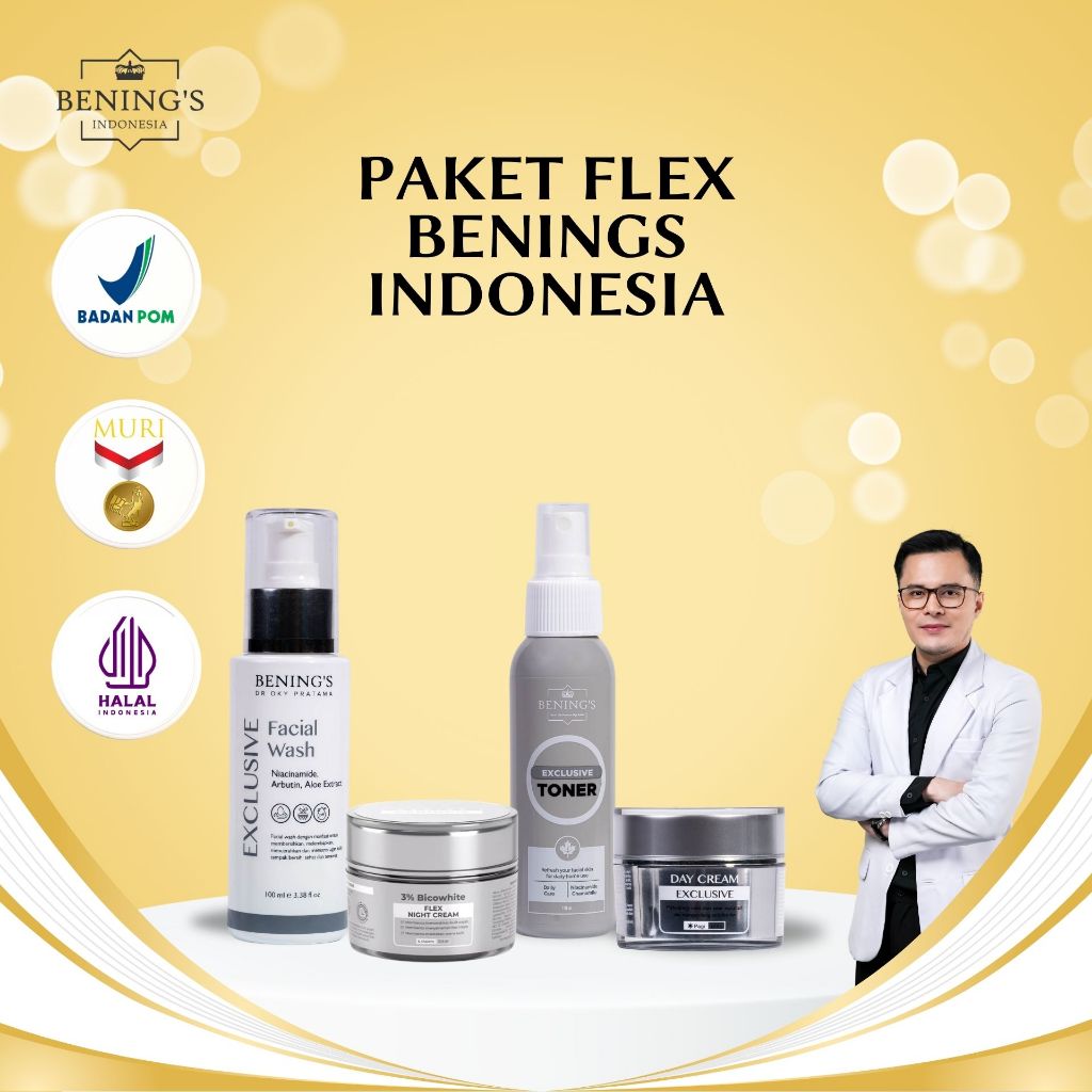 BENING’S INDONESIA - Paket Flex Exclusive by dr. Oky Pratama menghilangkan flek hitam