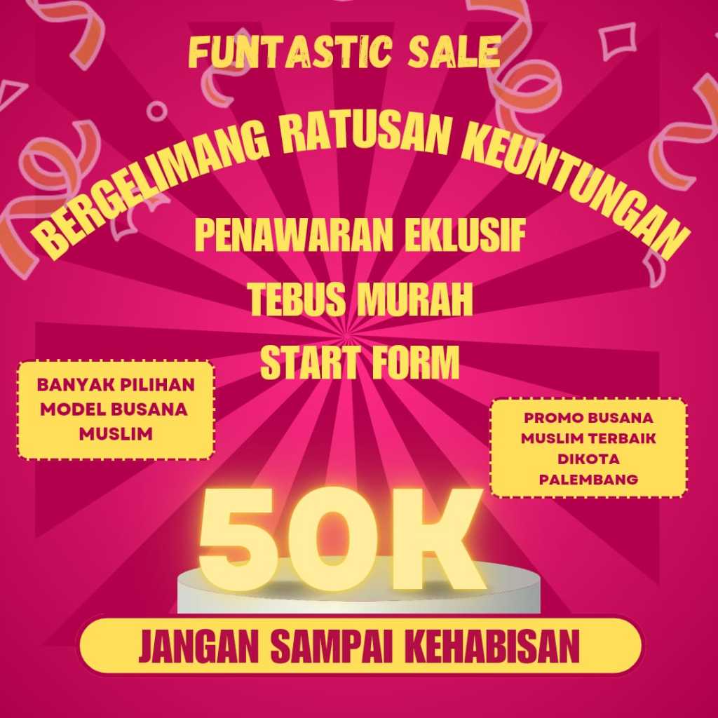 Funtastic Sale Atasan wanita muslim Atasan olahrga Atasan putih Mini dress muslim promo cuci gudang 