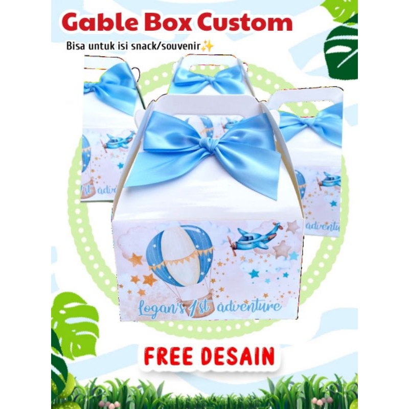 

GABLE BOX CUSTOM BOX SNACK ULANG TAHUN