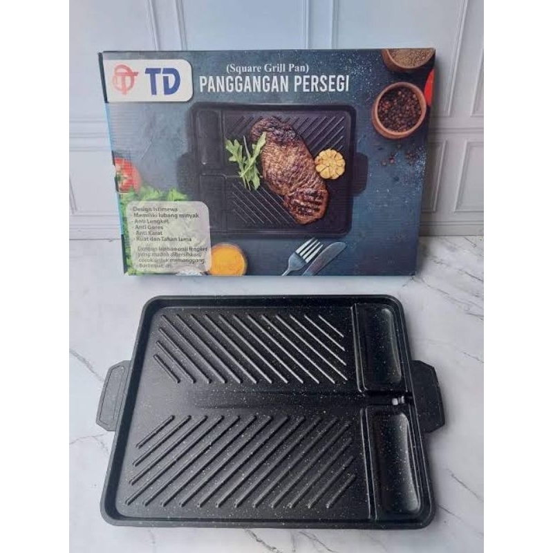 TD Panggangan Persegi SQUARE Grill Pan
