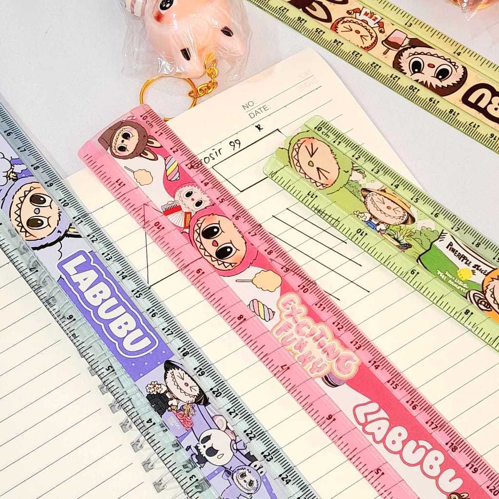 

[10GR] 1PCS PENGGARIS PLASTIK FANCY 20CM KARAKTER / PENGGARIS LUCU 20CM