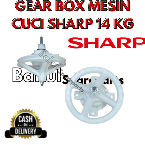 GEAR BOX MESIN CUCI SHARP KAPASITAS 14KG
