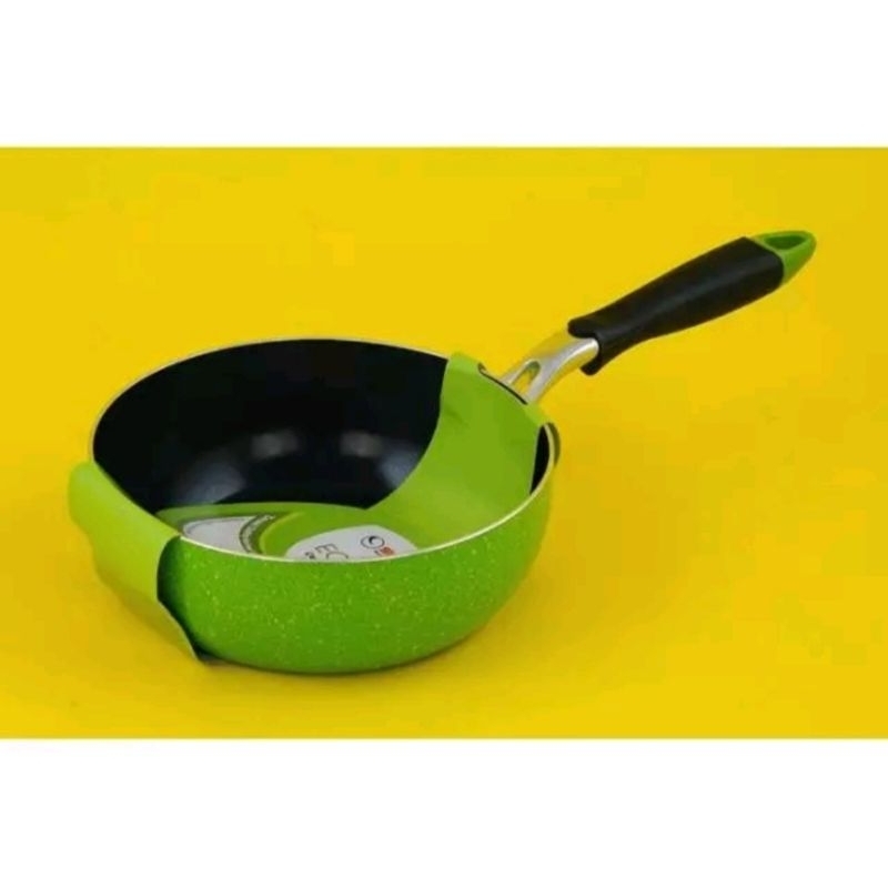 Wok Pan Shuma, Panci Sauce Pot Enamel, Wajan Marble